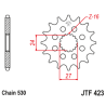 Pignon JT SPROCKETS acier anti-bruit 423 - 530 - 1126798001