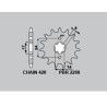 Pignon PBR acier standard 2298 - 428 - 1122396002