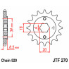 Pignon JT SPROCKETS acier standard 270 - 520 - 1077314003