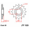 Pignon JT SPROCKETS acier standard 1529 - 525 - 1077267001