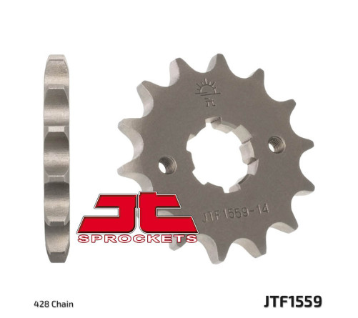 Pignon JT SPROCKETS acier standard 1559 - 428 - 1077280001