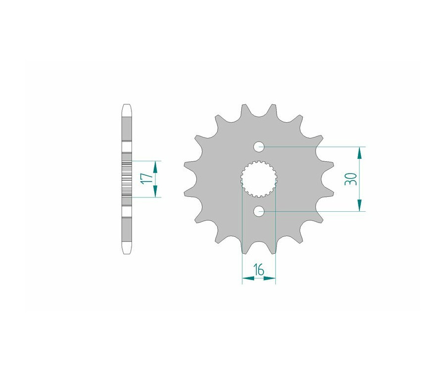 Pignon AFAM acier standard 20105 - 420 - 1074490003