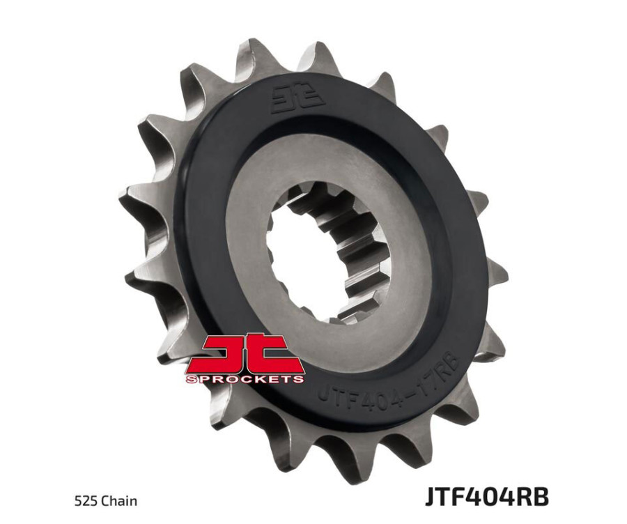 Pignon avec gomme anti-bruit JT SPROCKETS acier standard 404 - 525 - 1126479001