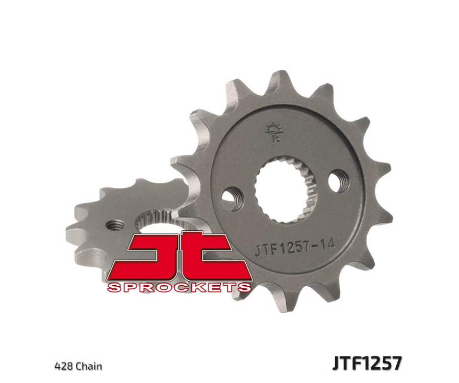 Pignon JT SPROCKETS acier standard 1257 - 428 - 1077214001