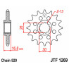 Pignon JT SPROCKETS acier standard 1269 - 520 - 1077219002