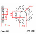 Pignon JT SPROCKETS acier standard 1321 - 520 Pignon JT SPROCKETS acier standard 1321 - 520
