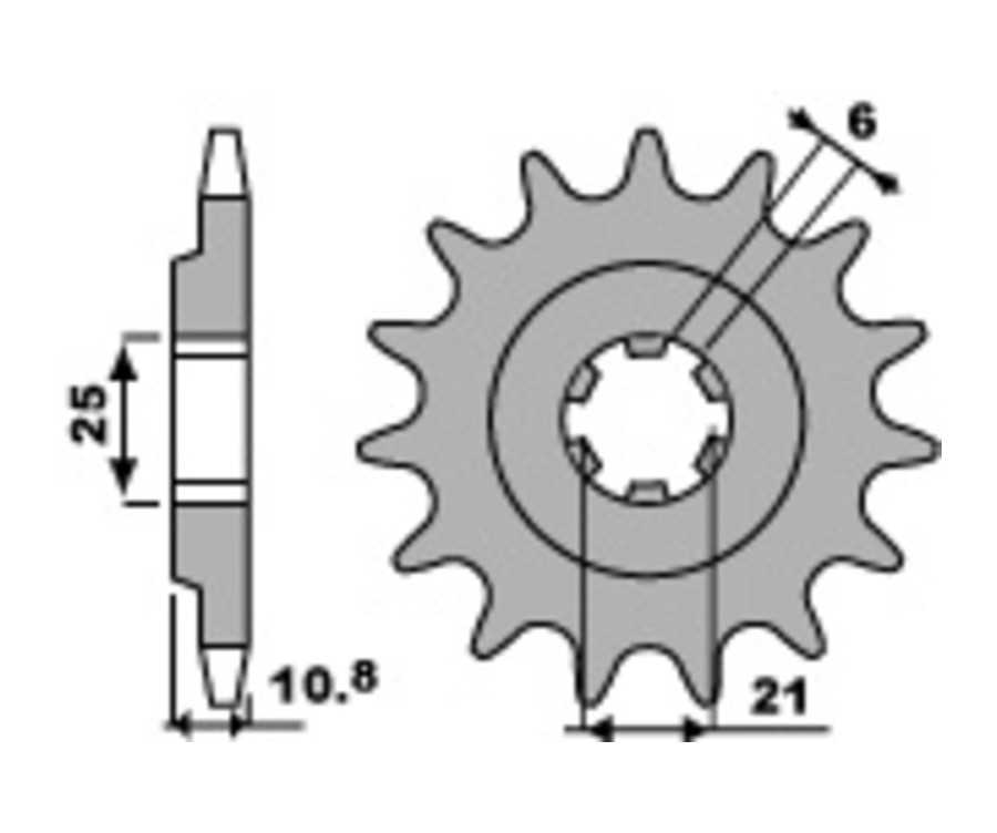 Pignon PBR acier standard 331 - 630 - 1077667001