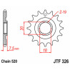Pignon JT SPROCKETS acier standard 326 - 520 - 1077347002