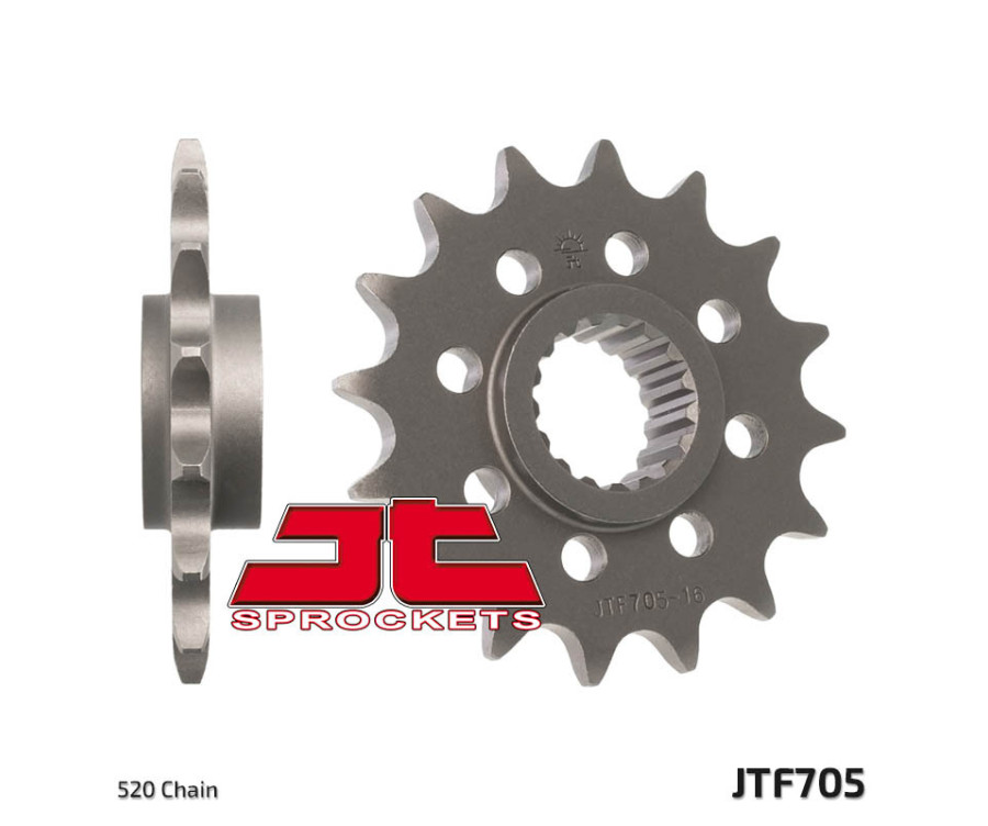 Pignon JT SPROCKETS acier standard 705 - 520 - 1077458001
