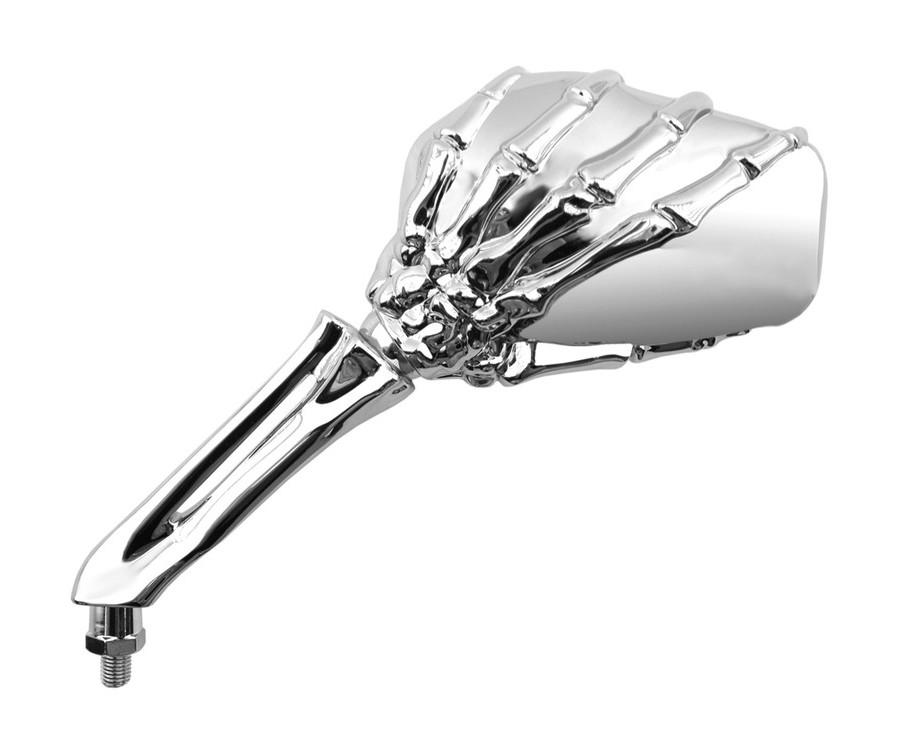 Rétroviseur V PARTS Skeleton gauche universel M10 - chromé - 1083818002