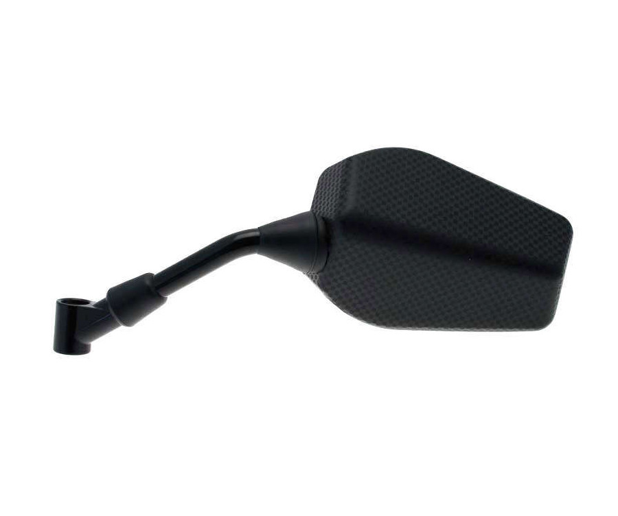Rétroviseur V PARTS F1 rectangulaire gauche universel M8/125 - carbone - 1083850002