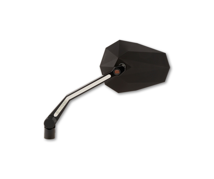 Rétroviseur HIGHSIDER Stealth-X4 (clignotant et feu de position LED) - par paire - 1108389