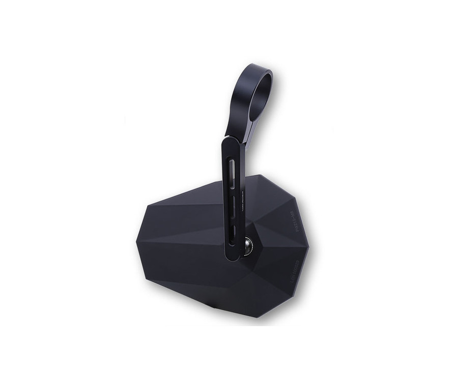 Rétroviseur embout de guidon HIGHSIDER Stealth-X5 court - à l'unité - 1108390