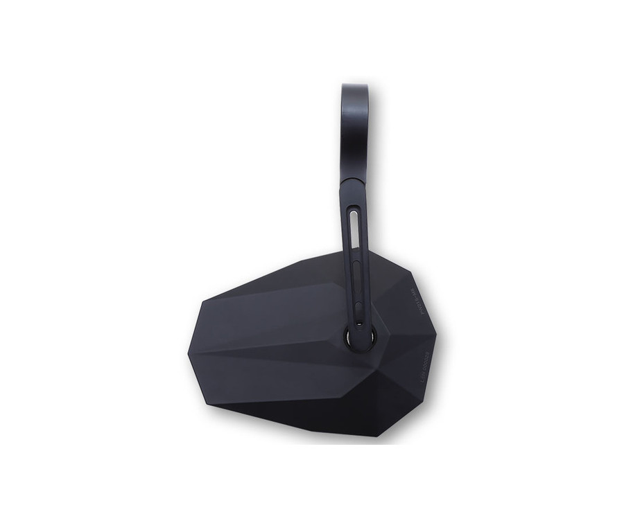 Rétroviseur embout de guidon HIGHSIDER Stealth-X5 court - à l'unité - 1108390