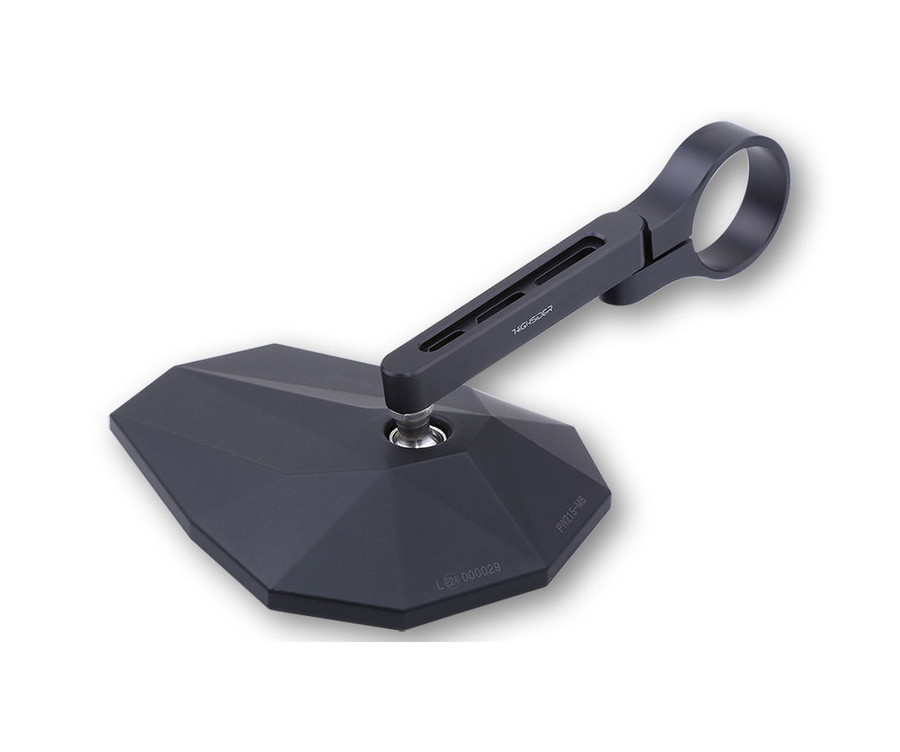 Rétroviseur embout de guidon HIGHSIDER Stealth-X5 court - à l'unité - 1108390