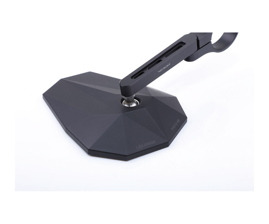 Rétroviseur embout de guidon HIGHSIDER Stealth-X5 court - à l'unité - 1108390