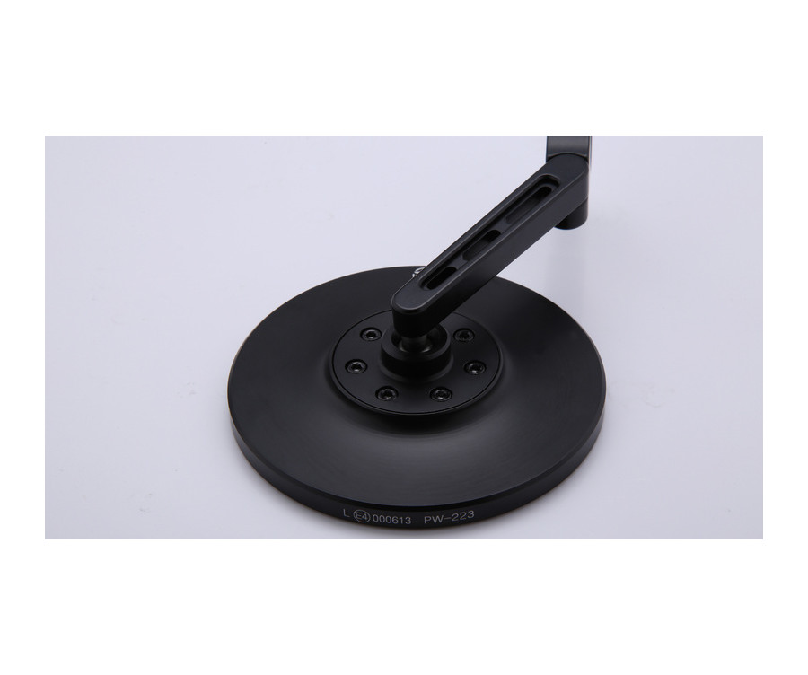 Rétroviseur embout de guidon HIGHSIDER Conero 2 Black Edition court - à l'unité - 1108382