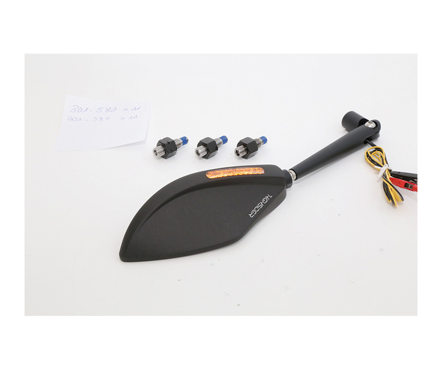 Rétroviseur de carénage HIGHSIDER Torezzo - avec clignotants  LED - 1108395
