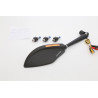 Rétroviseur de carénage HIGHSIDER Torezzo - avec clignotants  LED - 1108395