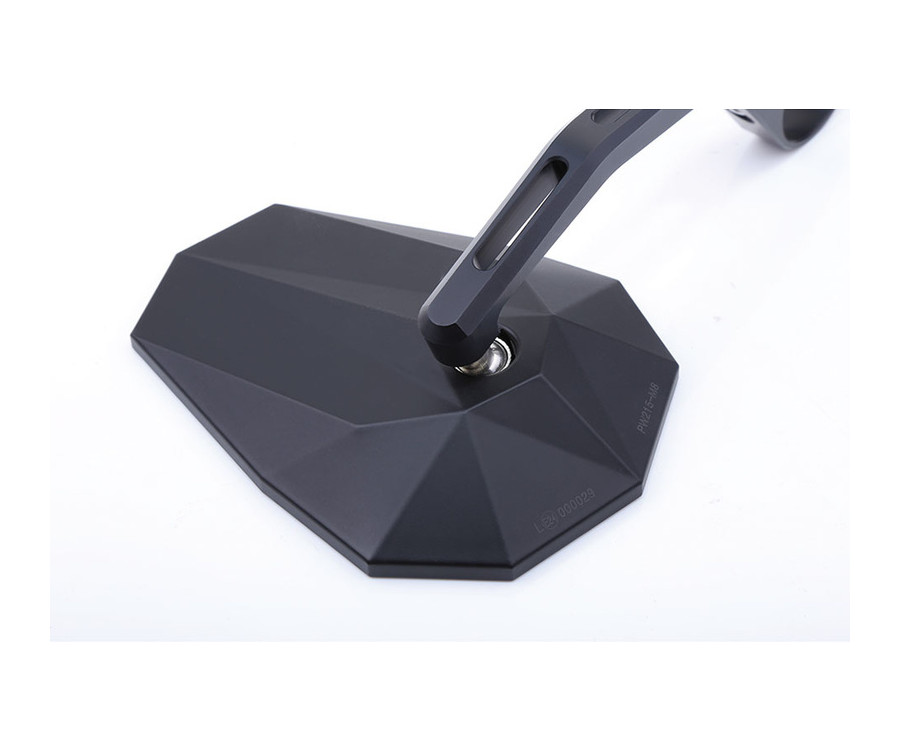 Rétroviseur embout de guidon HIGHSIDER Stealth-X6 long - à l'unité - 1108391