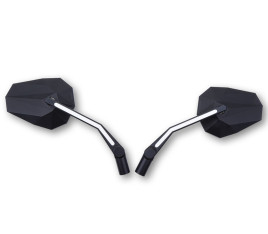 Rétroviseur HIGHSIDER Stealth-X3 avec feu de position LED - par paire
