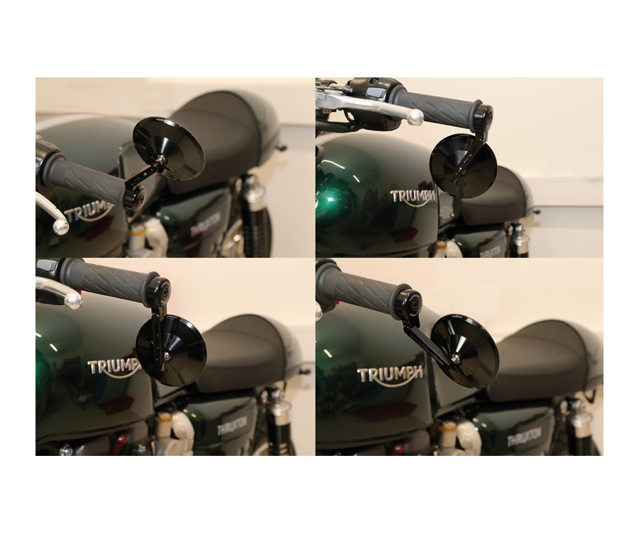 Rétroviseur embout de guidon HIGHSIDER Montana 2 court - à l'unité - 1108366