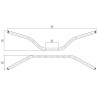 Guidon TOMMASELLI Enduro Vintage - 1091536