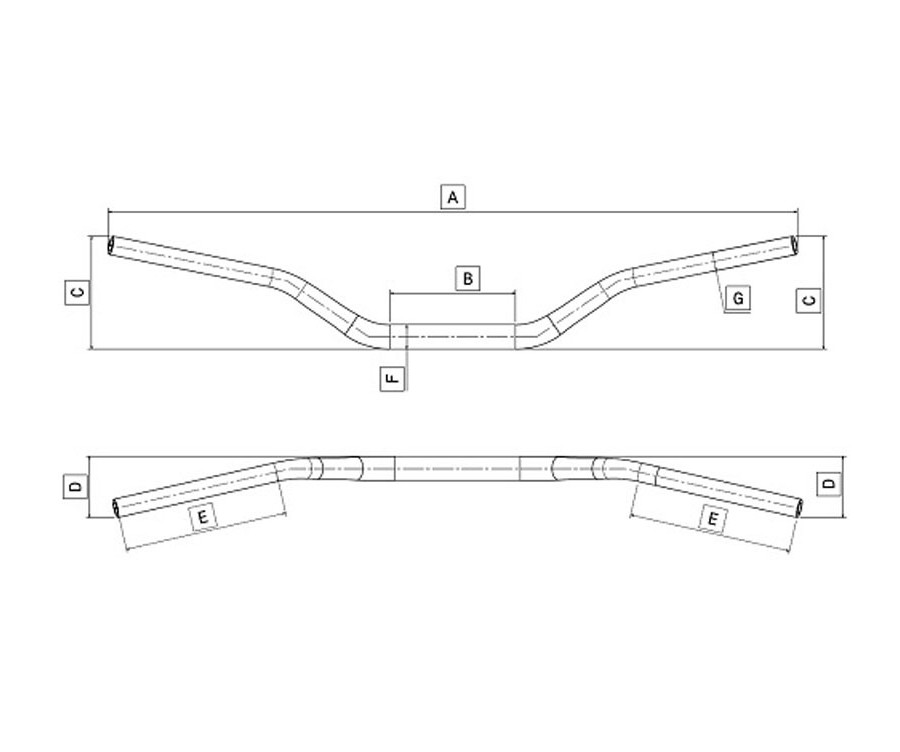 Guidon bas pliant DOMINO - Ducati Monster - 1113885