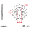 Pignon JT SPROCKETS acier standard 1022 - 525 - 1127996001