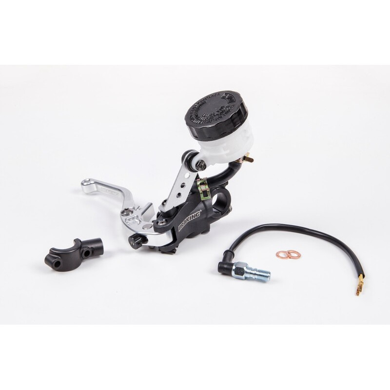 MAÎTRE-CYLINDRE DE FREIN Ø19 ROUTE COULE, LEVIER REPLIABLE AVEC RESERVOIR - 1043324