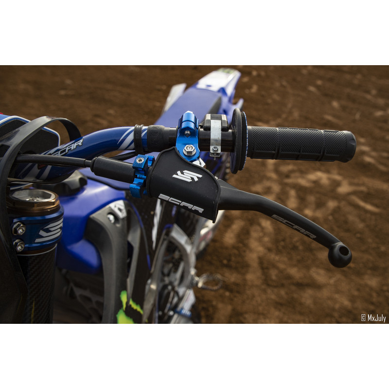 Levier repliable + cocotte universel SCAR noir - molette bleu - 1057286