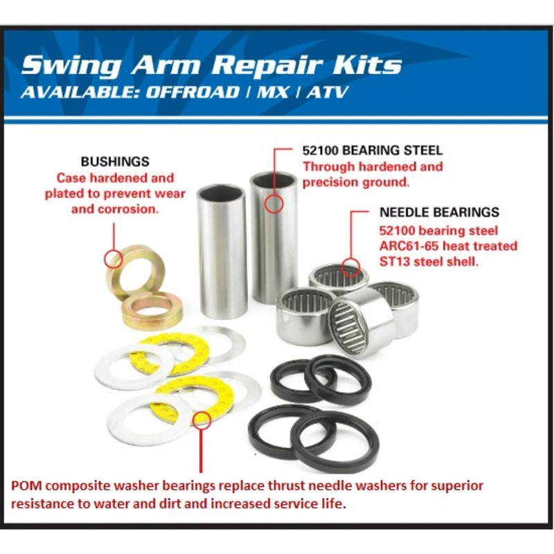 Kit réparation de bras oscillant ALL BALLS Honda CRF250R/HM CRE-F250X - 1039670