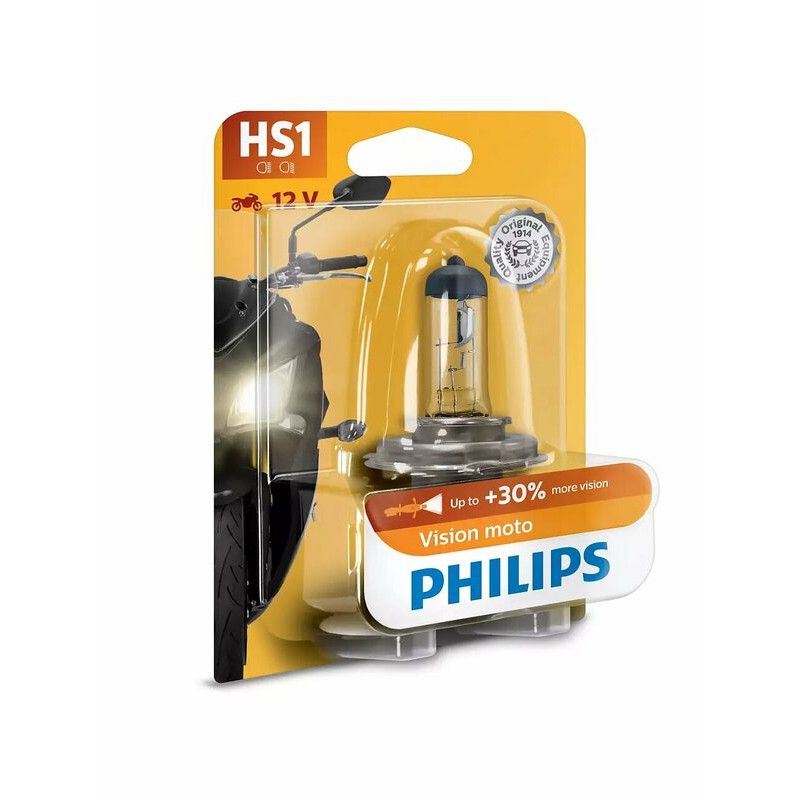 Ampoule PHILIPS HS1 Vision Moto 12V/35/35W - x1 - 1080727