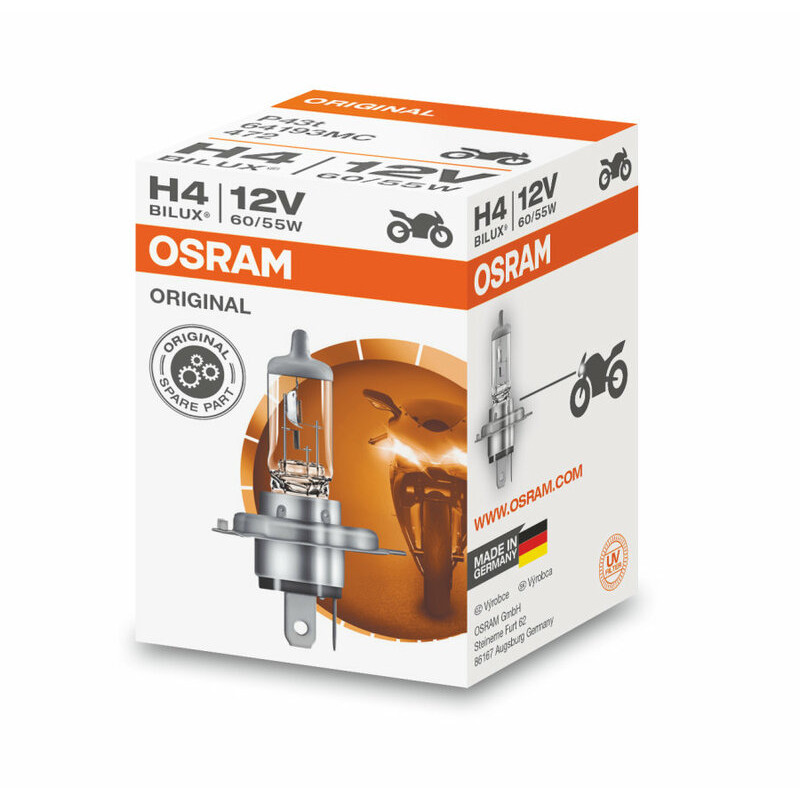 Ampoule OSRAM Original Line H4 12V/55W - x1 - 1080429