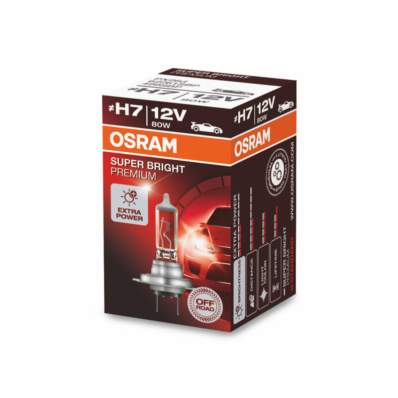 Ampoule OSRAM Super Bright Premium H7 12V/80W - x1 - 1080423