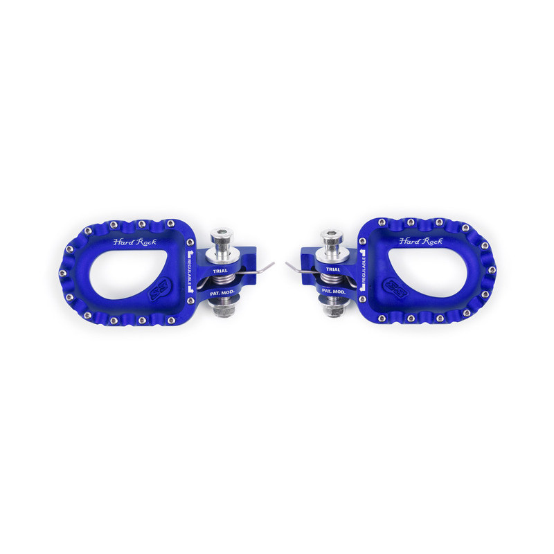 Repose-pieds S3 Hard Rock aluminium bleu - 1081785006