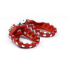 Repose-pieds S3 Hard Rock Enduro aluminium rouge - 1081786003