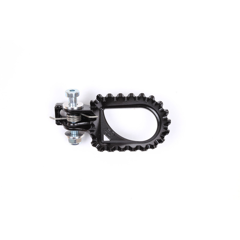 Repose-pieds S3 Hard Rock position arrière +10mm acier noir - 1061081