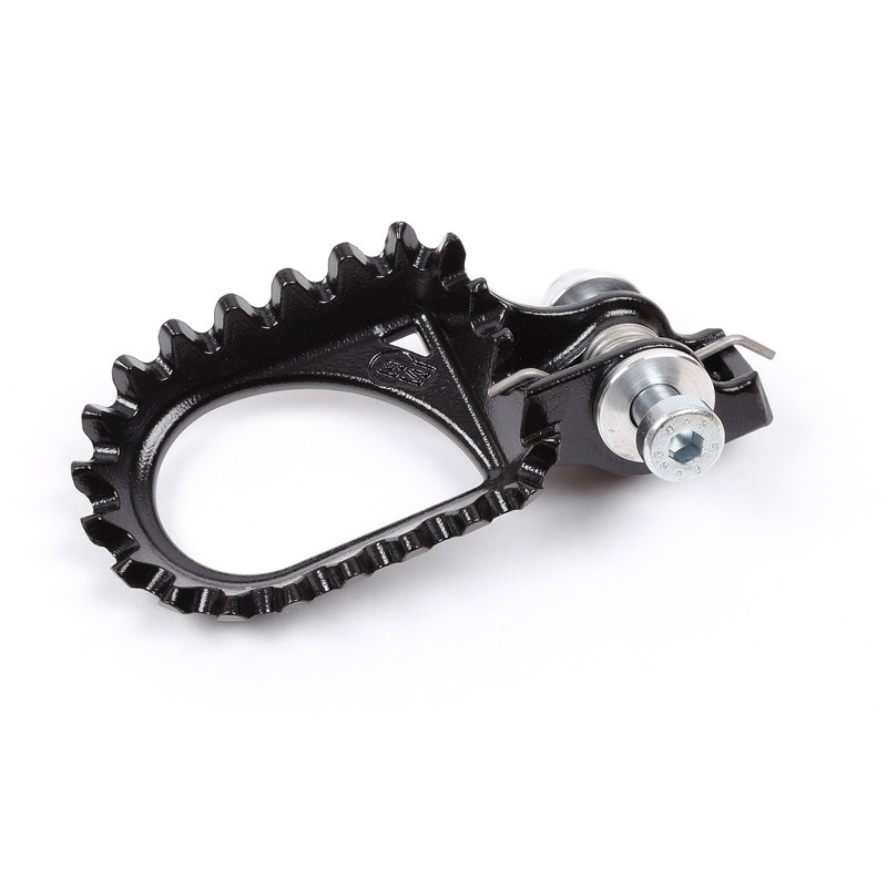 Repose-pieds S3 Hard Rock position arrière +10mm acier noir - 1061081