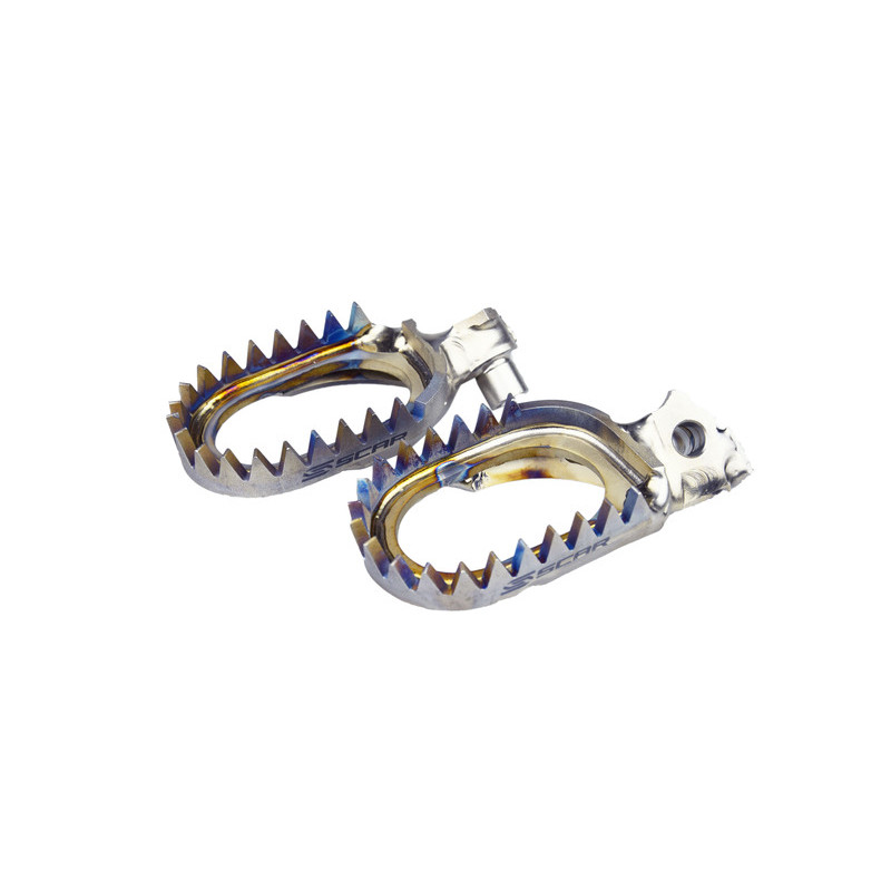 Repose-pieds SCAR anti-boue titane - 1057271