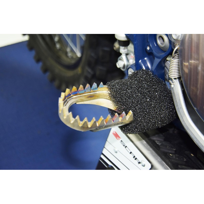 Repose-pieds SCAR anti-boue titane - 1057283