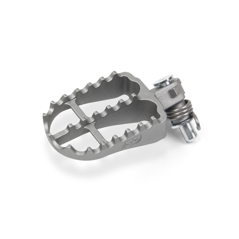 Repose-pieds S3 Hard Rock Enduro acier titane - 1061080