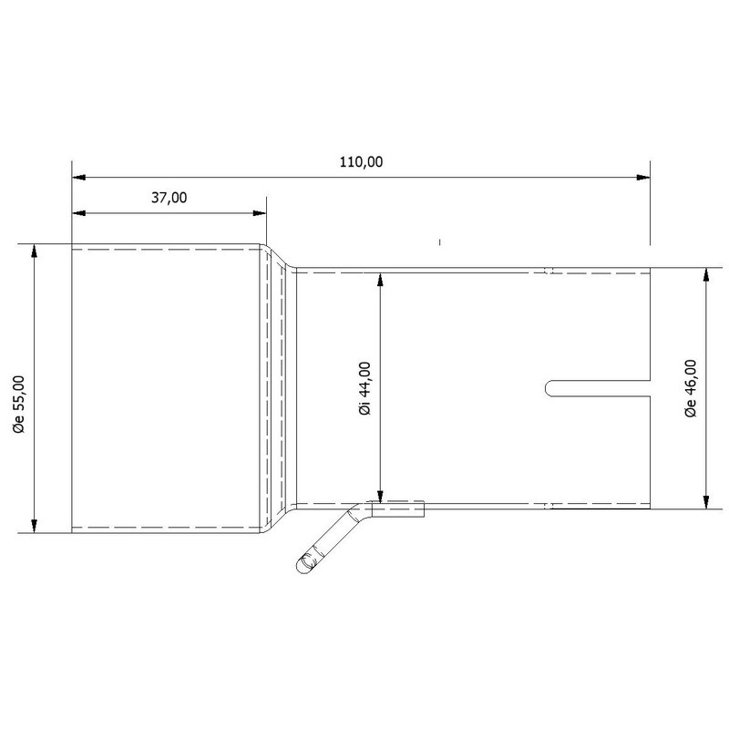 Tube de raccordement MIVV 55  44 mm - 1113915