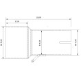 Tube de raccordement MIVV 55 41 mm