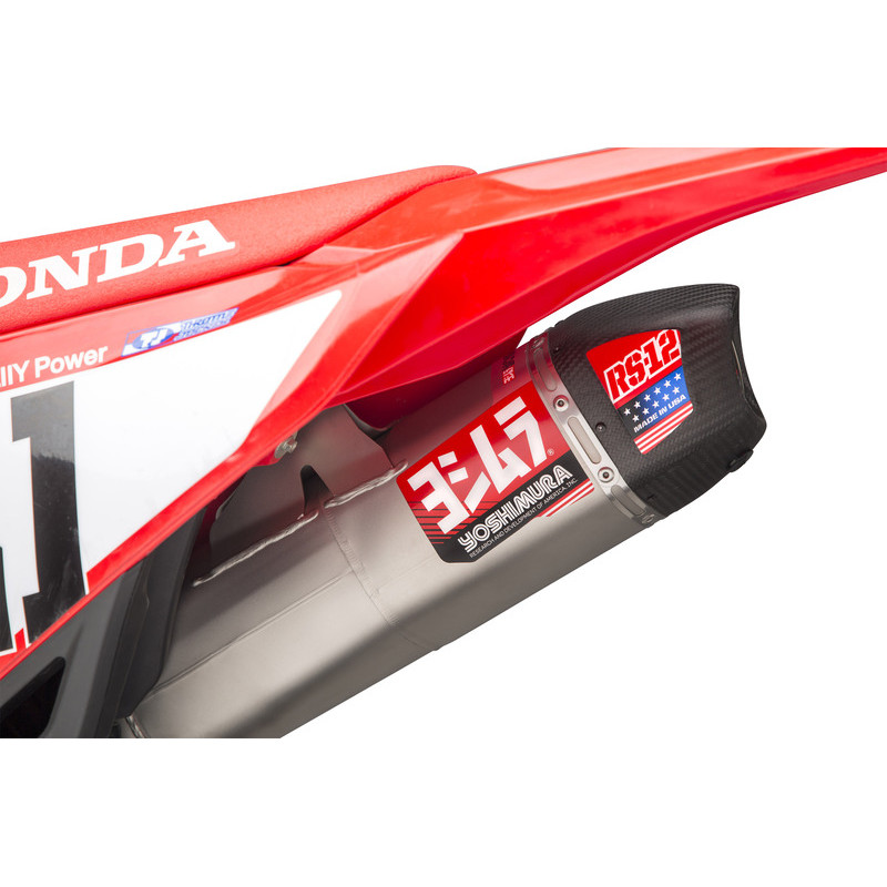 Ligne complète YOSHIMURA RS-12 Signature Series inox/carbone- Honda CRF250R - 1107220