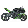 Ligne complète IXIL Hyperlow inox noir / alu poli - Kawasaki Z650/Ninja 650 - XK7353XB - 1111372