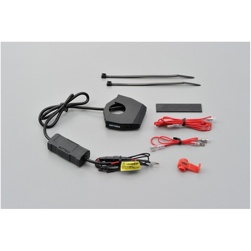 Alimentation USB type A DAYTONA Slim -  guidons Ø22,2/25,4 - 1124677