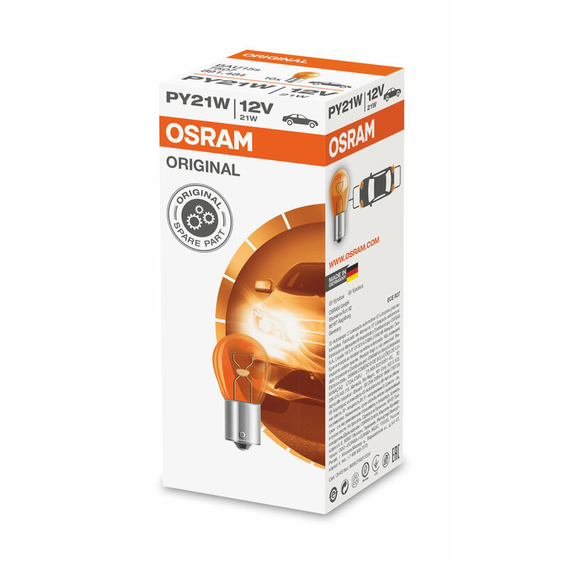 Ampoule OSRAM Original Line PY21W 12V 21W - x10 - 3062604