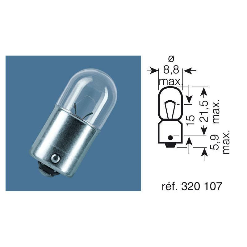 Ampoule OSRAM Original Line T4W 12V 4W - x10 - 3062597