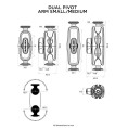 Bras double pivot QUAD LOCK 360 - version Medium Bras double pivot QUAD LOCK 360 - version Medium